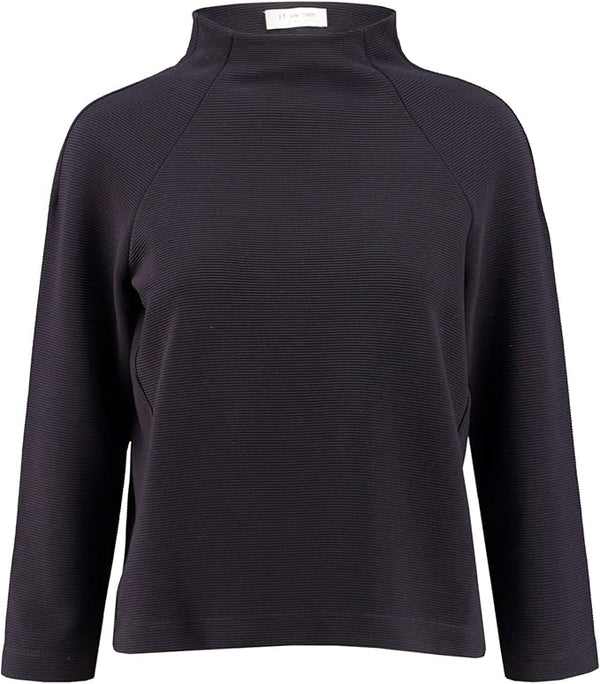 Rich & Royal Women's ribbed elastic blouse, blue