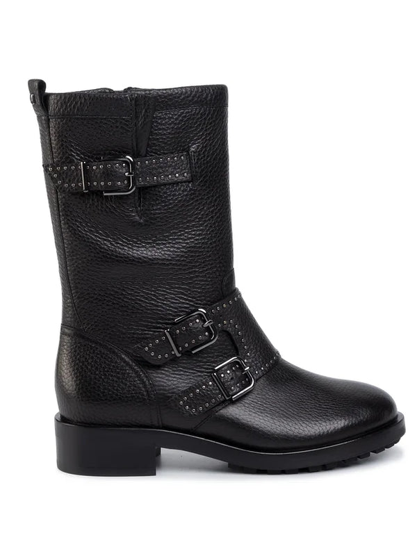 Дамски боти от естествена кожа HÖGL, черни, 39