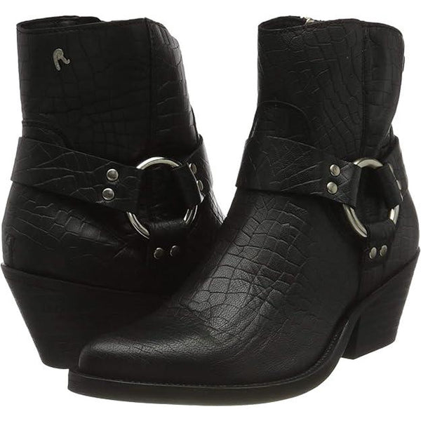 Дамски кожени боти Replay BEKA, черни, 37