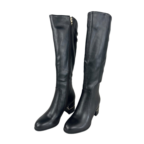 Дамски високи ботуши Loretta by Loretta, черни, 35