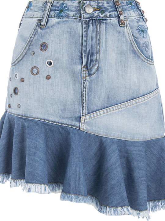 Дамска дънкова пола Desigual Eleni