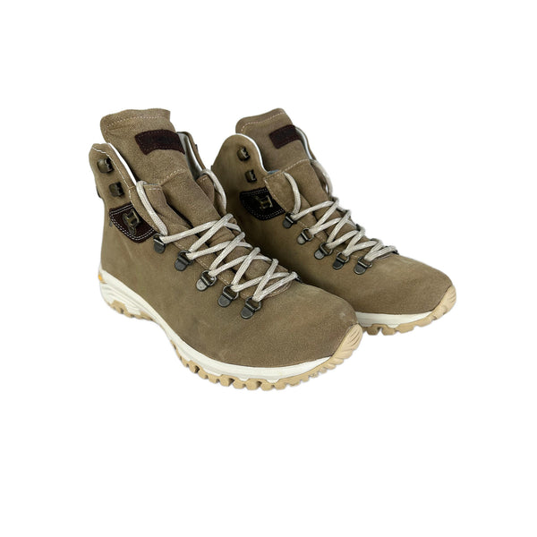 Водоустойчиви туристически боти от естествена кожа Kimberfeel Davos, светлокафяви, 42