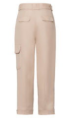 Дамски панталон RIANI Hosen 817 Wide Leg, бежови