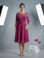 Women's handmade evening dress Vera Mont, pink