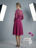 Women's handmade evening dress Vera Mont, pink