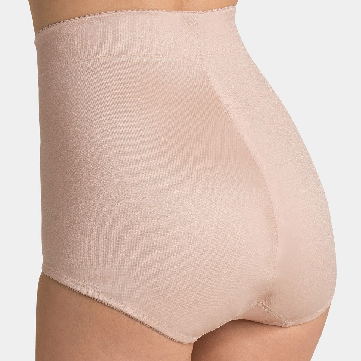 Стягащи бикини с висока талия Triumph Doreen + Cotton, бежови
