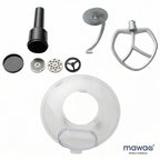 MixMaster 3in1 кухненски робот mawaa®, 1400 W, 10 литра