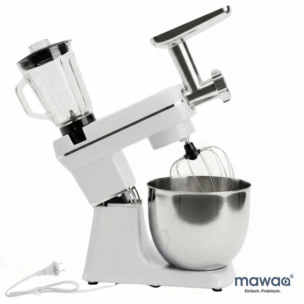 MixMaster 3in1 кухненски робот mawaa®, 1400 W, 10 литра