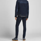 Мъжки дънки Jack & Jones Liam Skinny, тъмносини