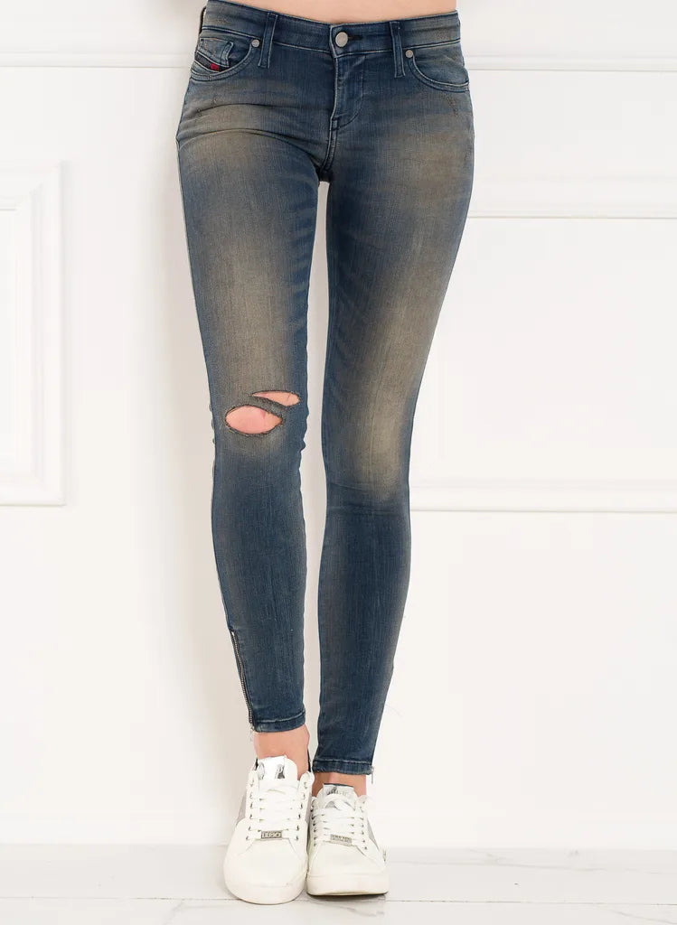 Дамски дънки Diesel Skinzee-Low-Zip Super Slim