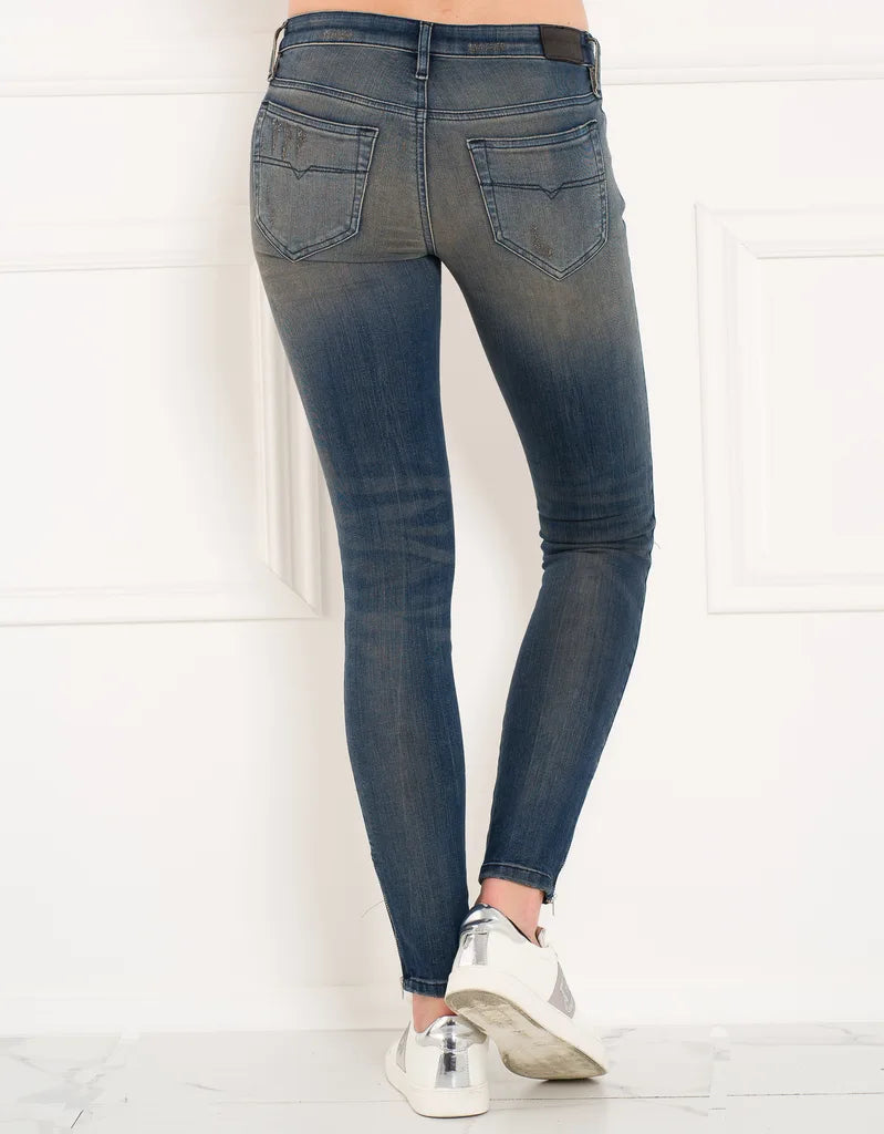 Дамски дънки Diesel Skinzee-Low-Zip Super Slim
