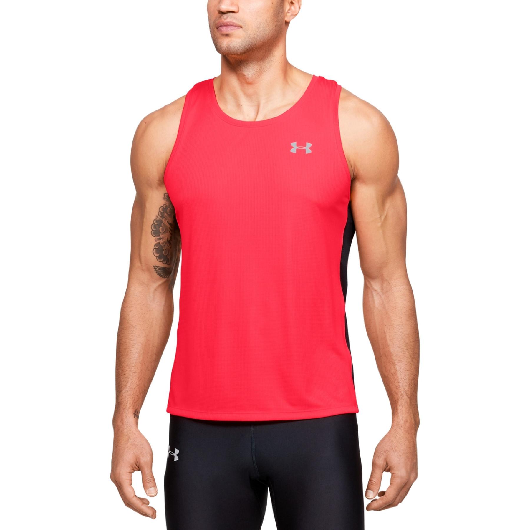 Мъжки потник Under Armour Speed Stride – оранжево/черен