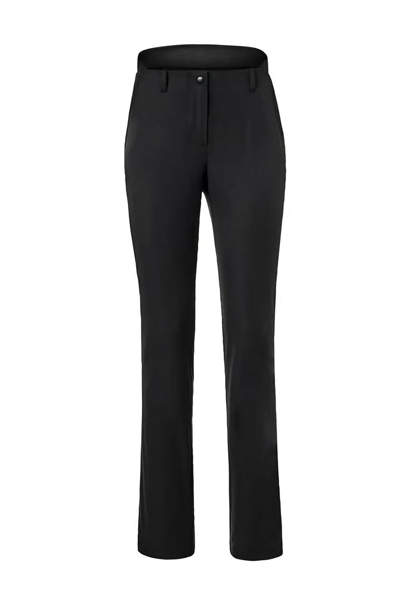 Sporty-elegant trousers, black