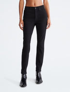 Дънки Calvin Klein – Mid Rise Super Skinny Jeans, черни