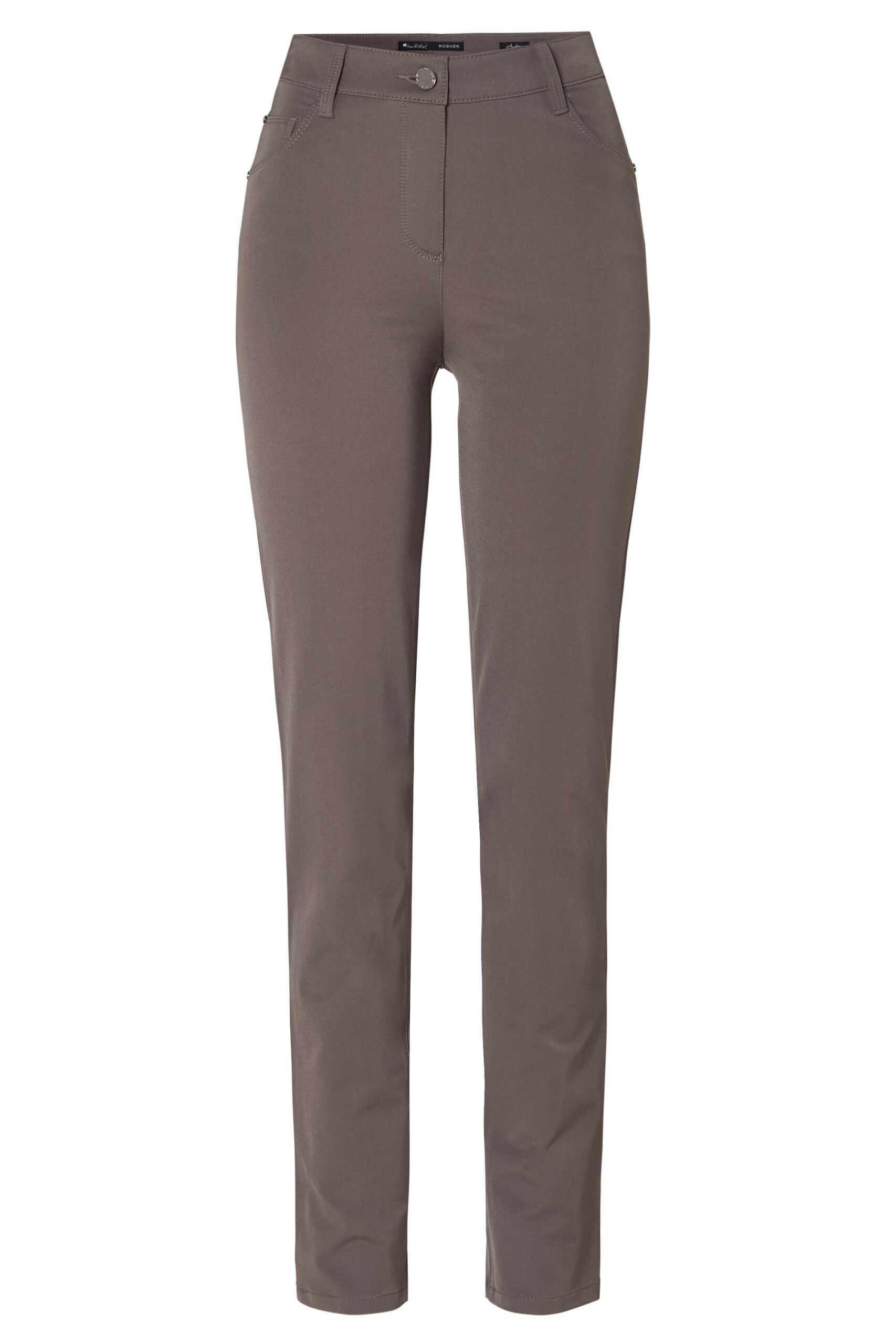 Women's trousers Rosner, graphite color