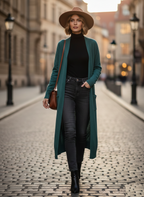 Josefine Дамска жилетка с кашмир, зелена