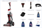 Уред за почистване на килими и тапицерия BISSELL ProHeat 2X Revolution Carpet Cleaner 1858N