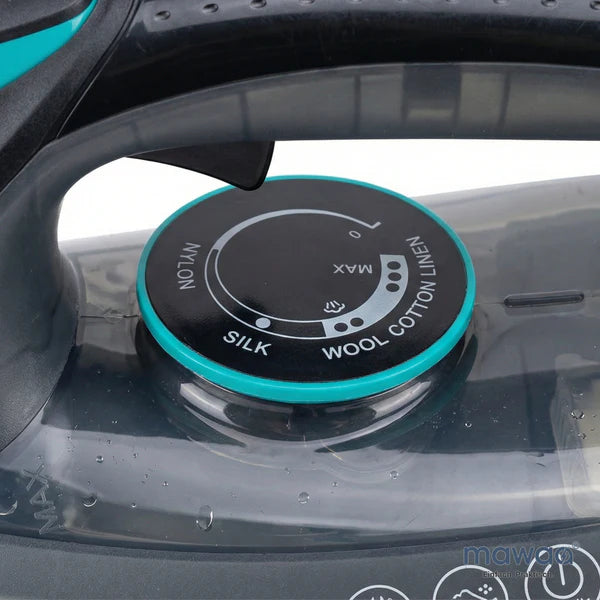 Парна ютия mawaa® SteamPro – 2400W, 350 мл резервоар, керамична плоча, Anti-Calc