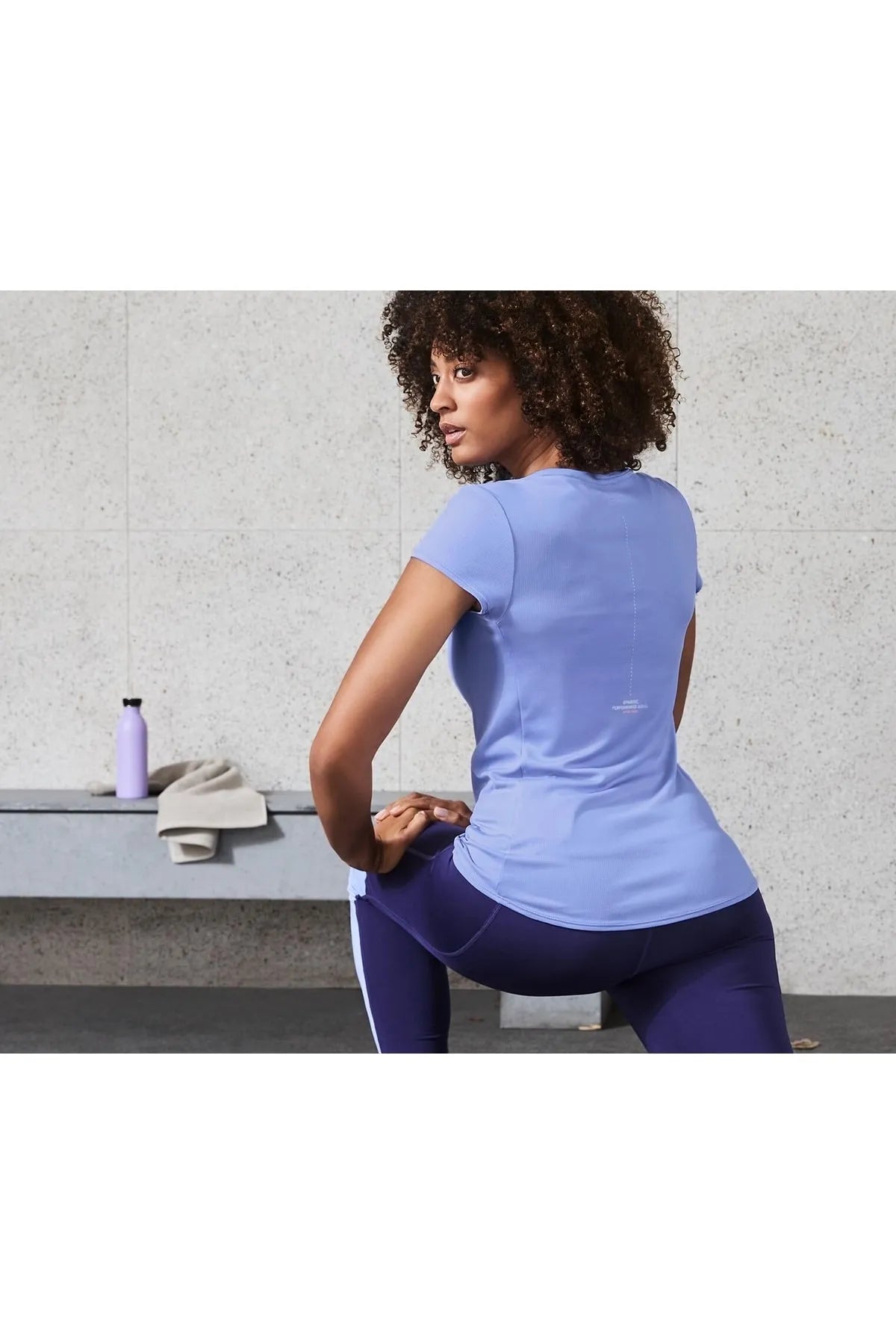 Women's sports T-shirt DryActive Plus, violet
