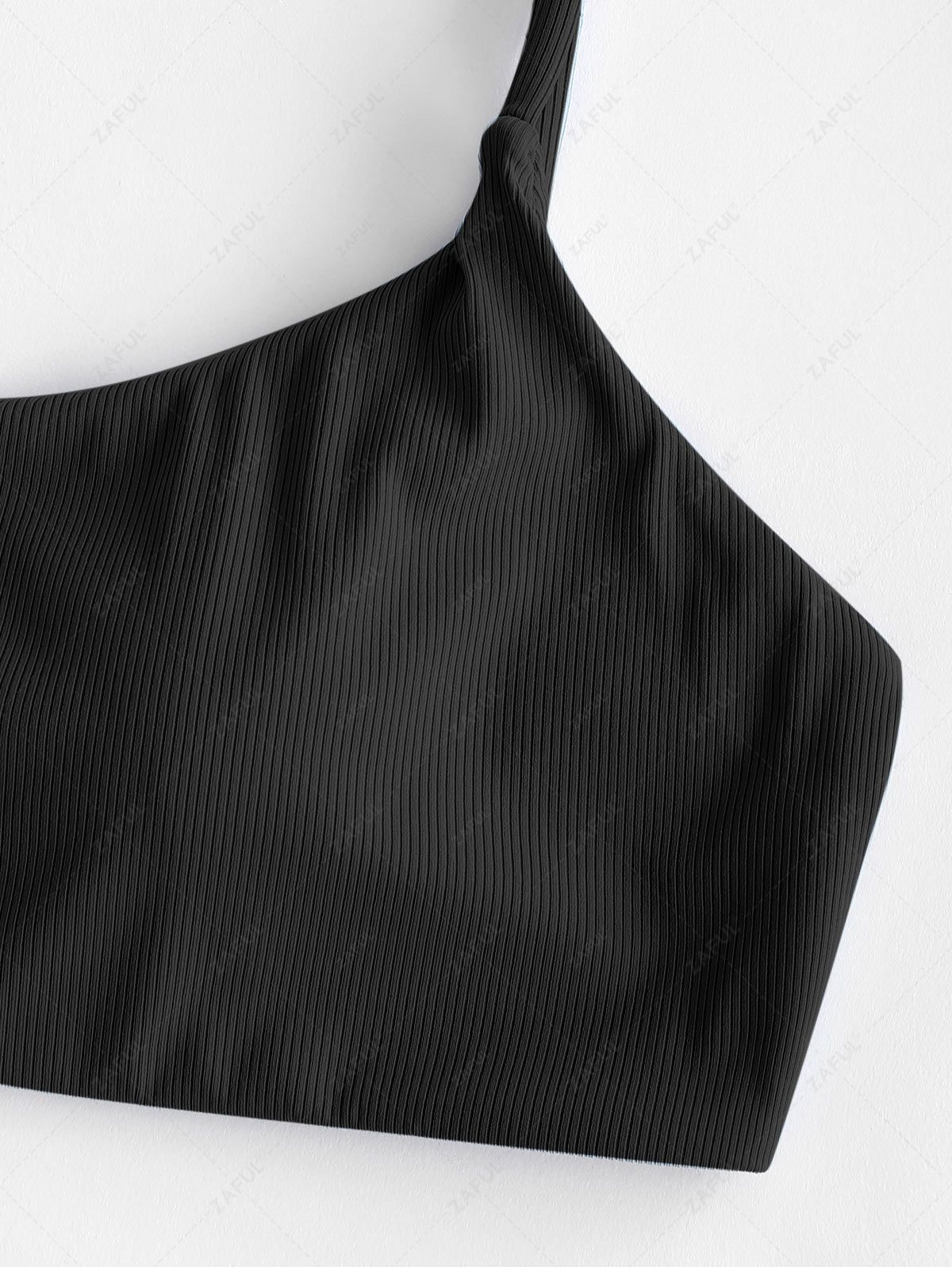 Дамски рипсен бански ZAFUL с връзки отстрани