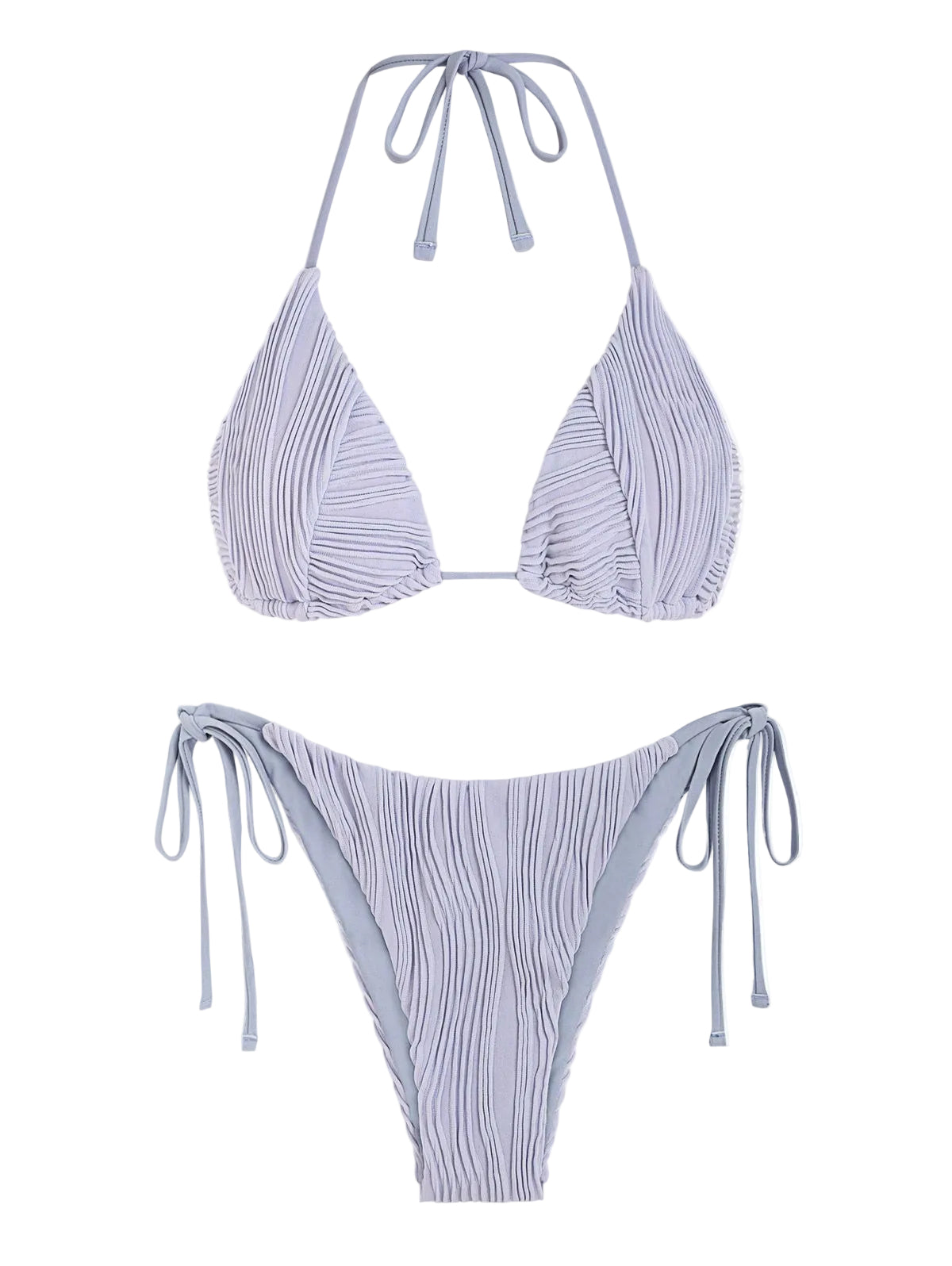 Zaful Embossed Two-Piece Swimsuit Summer 2025, Green