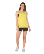 Дамски спортен потник ASICS Loose Strappy Tank, лайм