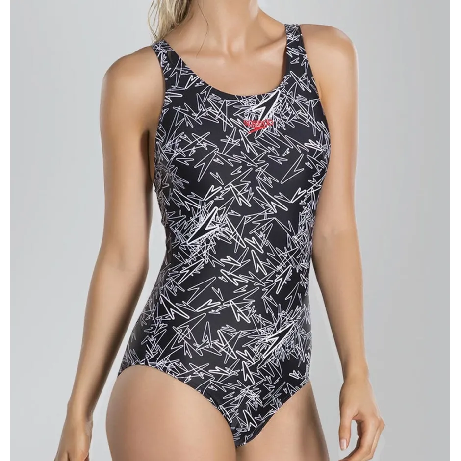 Дамски цял бански Speedo Boom Allover Muscleback