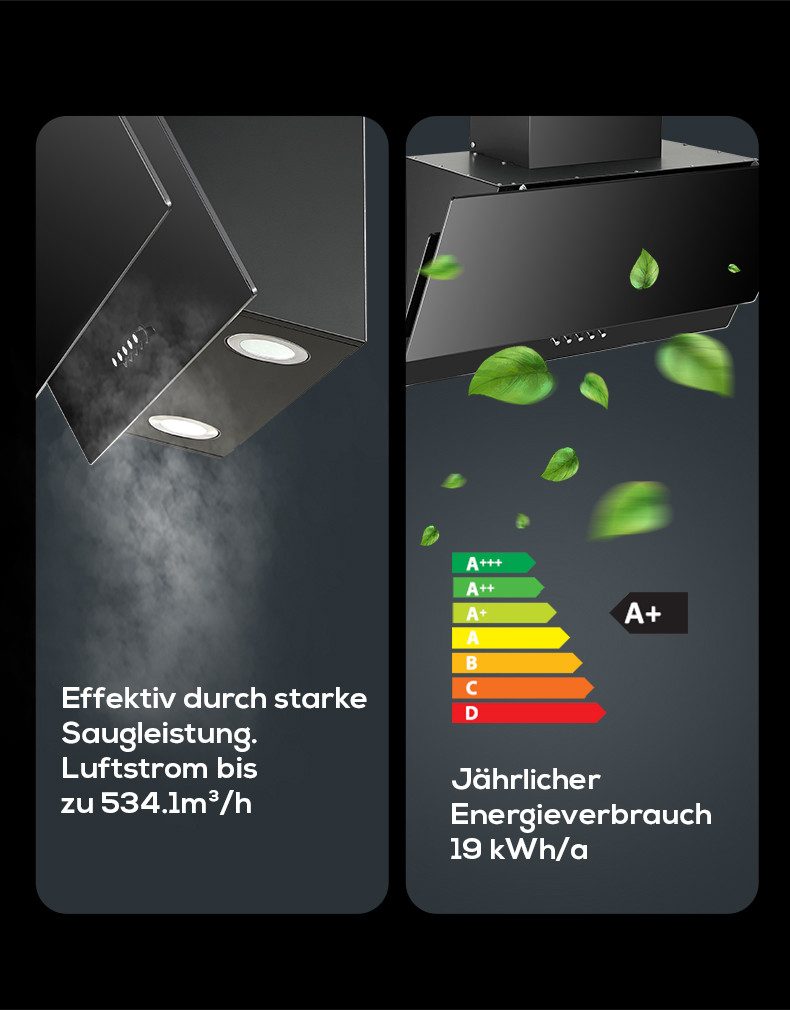 Кухненски абсорбатор Hanseatic с LED осветление