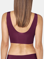 Women's bra/bustier Sloggi ZERO Feel, burgundy color