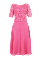 Women's handmade evening dress Vera Mont, pink