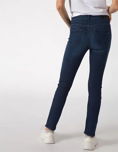 Дамски дънки Replay Faaby Slim Fit, тъмносини