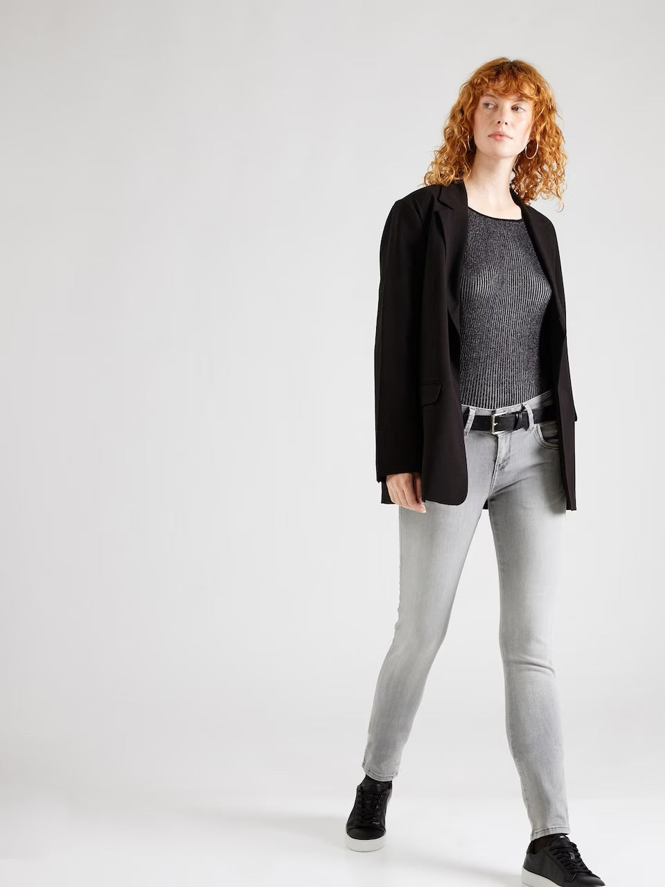 Дамски дънки LTB Julita X Skinny Fit, светло сиви