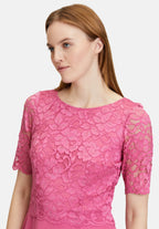 Women's handmade evening dress Vera Mont, pink