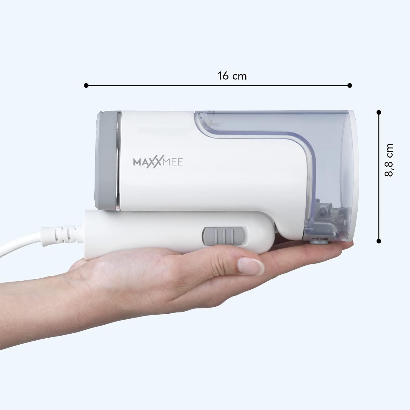 Сгъваема парна четка MAXXMEE 1200W с бързо загряване и вертикална пара