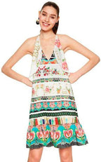 Desigual Дамска лятна къса рокля, разноцветна