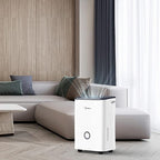 Влагоуловител за помещения до 40 м² Midea DF-20DEN7-WF, 20 л/24 часа, R290