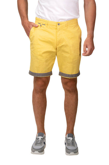 Men's Bugatti shorts, yellow
