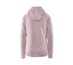 Women's sporty cotton sweatshirt with hood, pink 