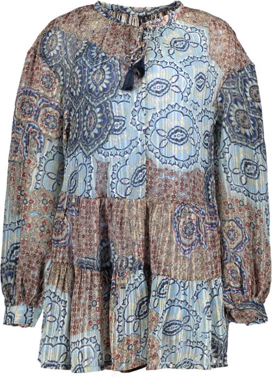 VERO MODA Дамска Макси туника с разноцветни мотиви