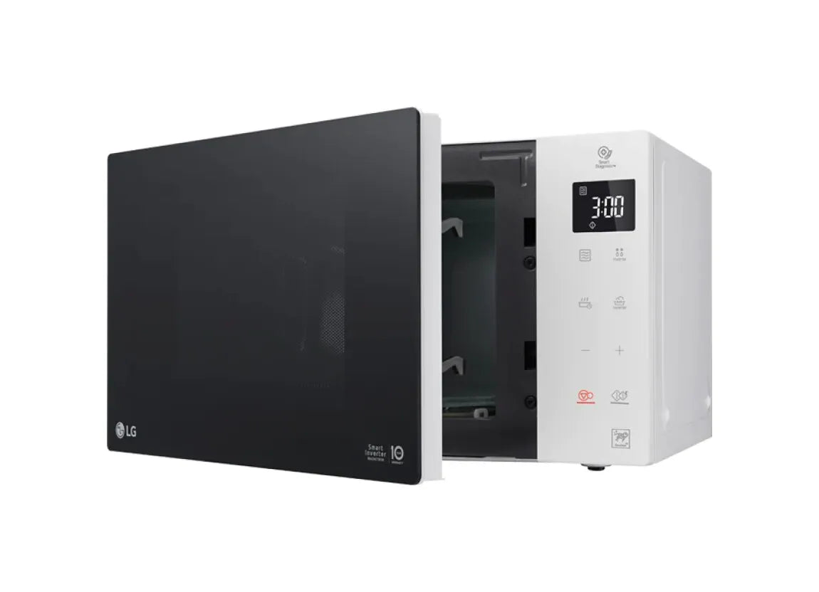 Микровълнова печка LG Smart Inverter MS23NECBW – 23L, 1000W, бяла