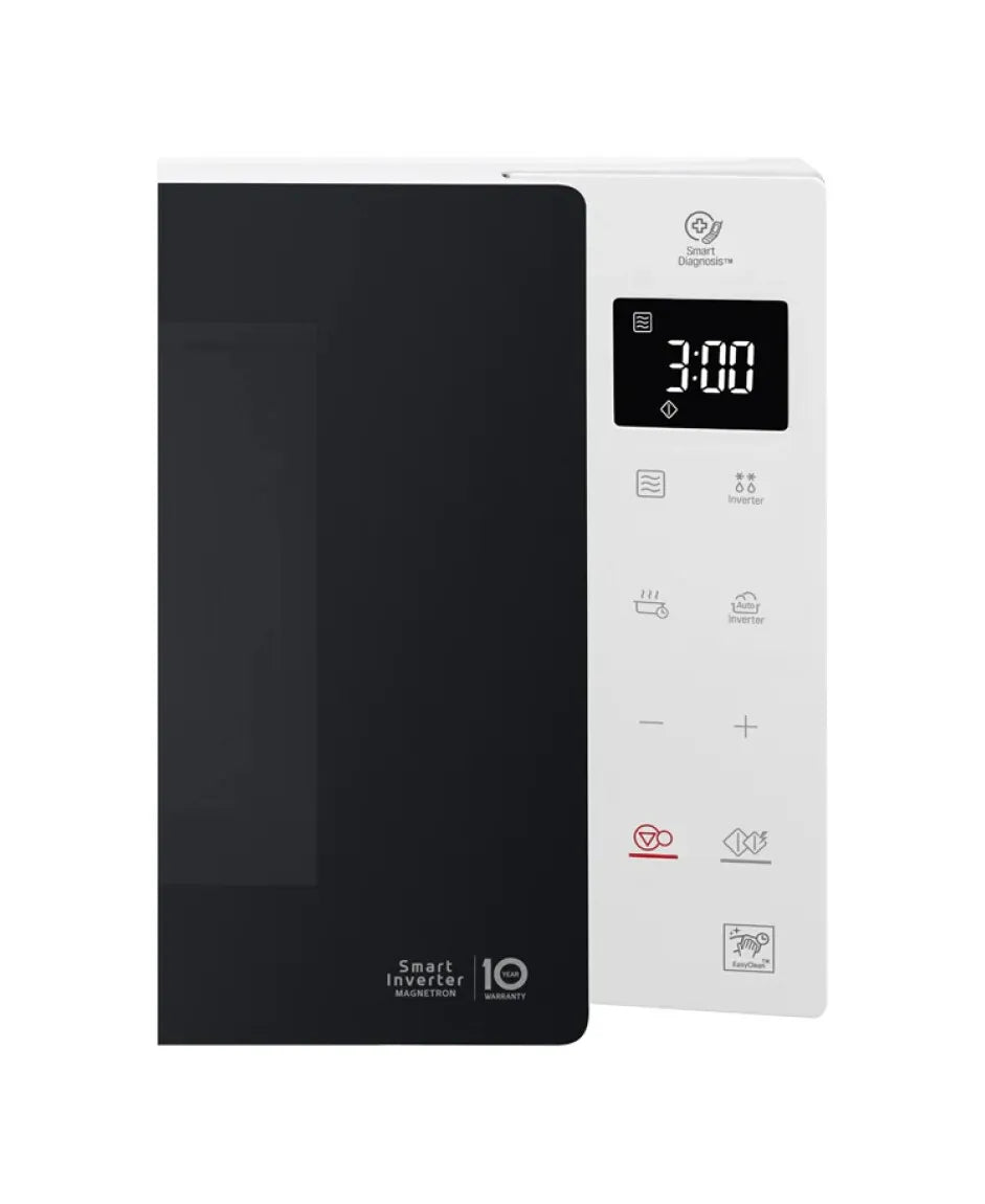 Микровълнова печка LG Smart Inverter MS23NECBW – 23L, 1000W, бяла