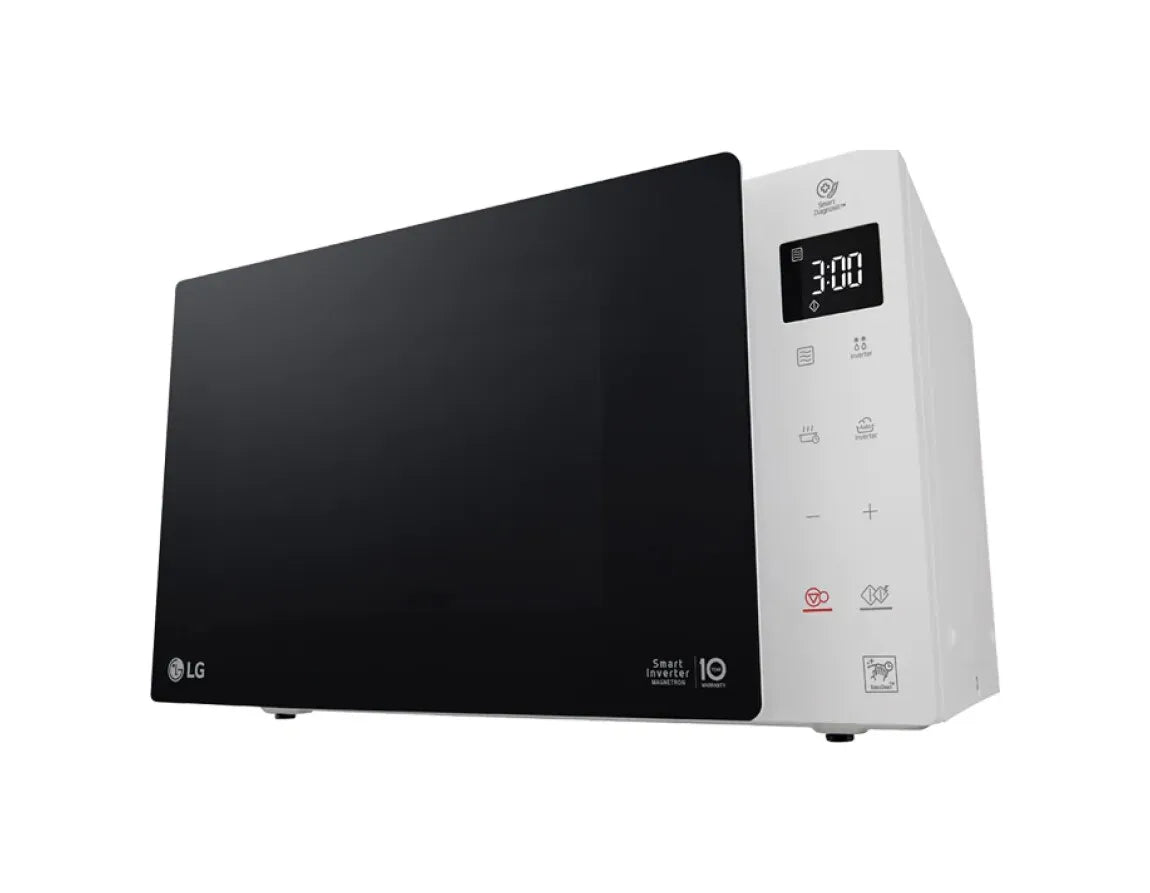 Микровълнова печка LG Smart Inverter MS23NECBW – 23L, 1000W, бяла