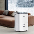 Влагоуловител за помещения до 40 м² Midea DF-20DEN7-WF, 20 л/24 часа, R290