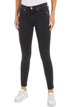 Дънки Calvin Klein – Mid Rise Super Skinny Jeans, черни