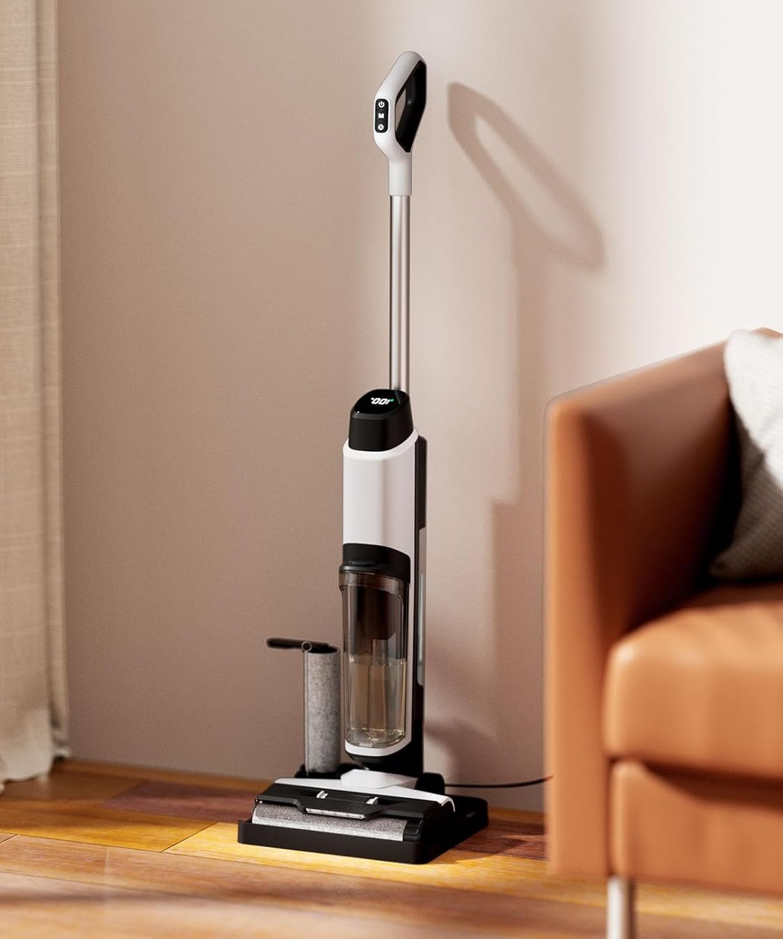 Безжична прахосмукачка за сухо и мокро почистване Cleanwise BVC-T8 с функция за измиване