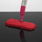 CLEANmaxx Двустранно движещ се моп-спрей за мокро и сухо почистване, червен