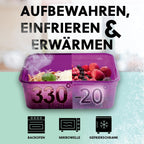 Gourmetmaxx Klick-It кутии за съхранение на храна – комплект, лилави