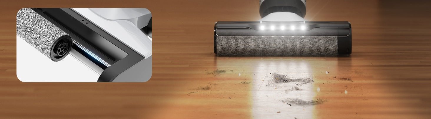 Безжична прахосмукачка за сухо и мокро почистване Cleanwise BVC-T8 с функция за измиване