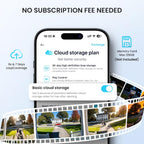 ieGeek Bell J9 Безжичен видео звънец с камера 2K 3MP, Wi-Fi, двупосочно аудио, PIR детекция, Alexa