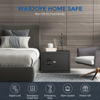 Пожароустойчив електронен сейф WASJOYE 23L с код